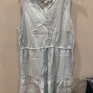 Joie Light Blue V-Neck Top